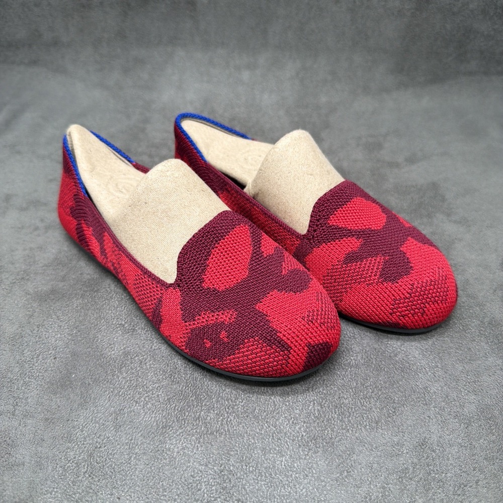 Rothy's The Loafer in the Red Camo KIDS Size 10